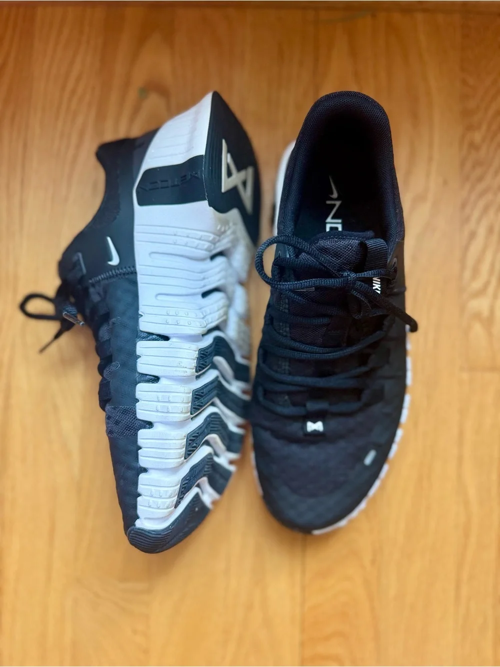 Nike Metcon Black and White Training Shoes